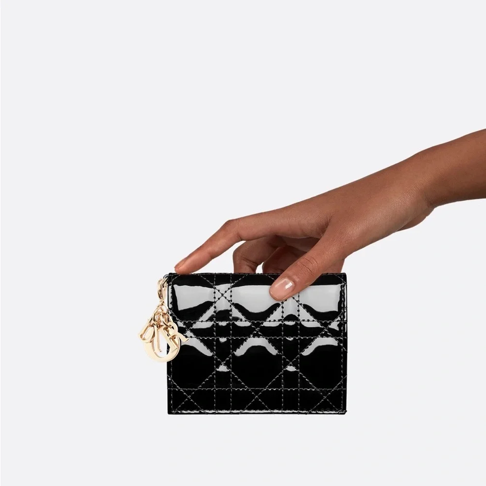 Mini Lady Dior Gardenia Wallet